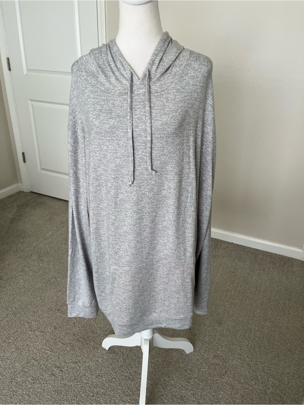 NWT Softies Take 10 Men's Ultra Dream Hoodie in Heather Gray Size 2X/3X